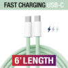 USB-C 6' Fast Charging Cable