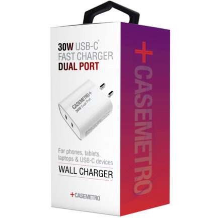30W Fast Dual USB-C Wall Charger