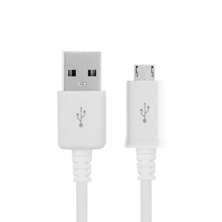 3' White Micro USB to USB-A Cable