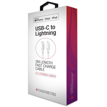 Casemetro Boxed 6' Lightning to USB-C Fast Cable