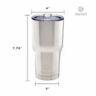 Vertall 30oz Travel Tumblers Stainless Steel Double Insulated with Lid